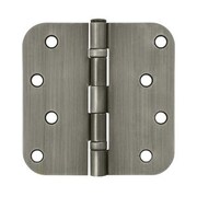 DELTANA S44R5BB15A 5/8 Radius Hinge Antique Nickel, 10PK S44R5BB15A-XCP10